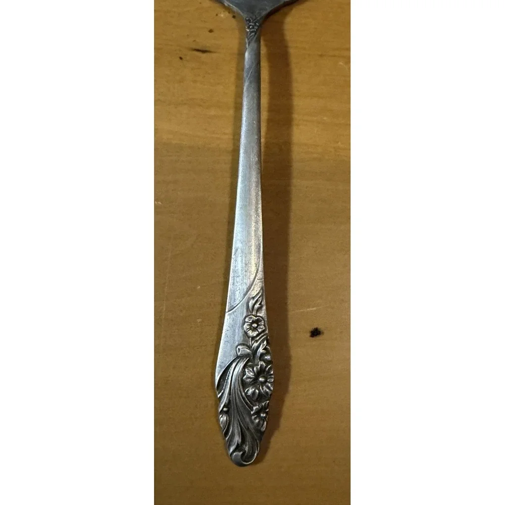 Lot 5 Oneida Community Evening Star Silver plate Serving Pieces Vtg 1950